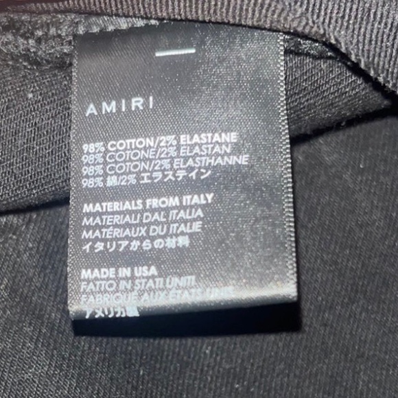 Amiri track stack black with white track stripes like new 38w thrasher denim - Picture 3 of 16